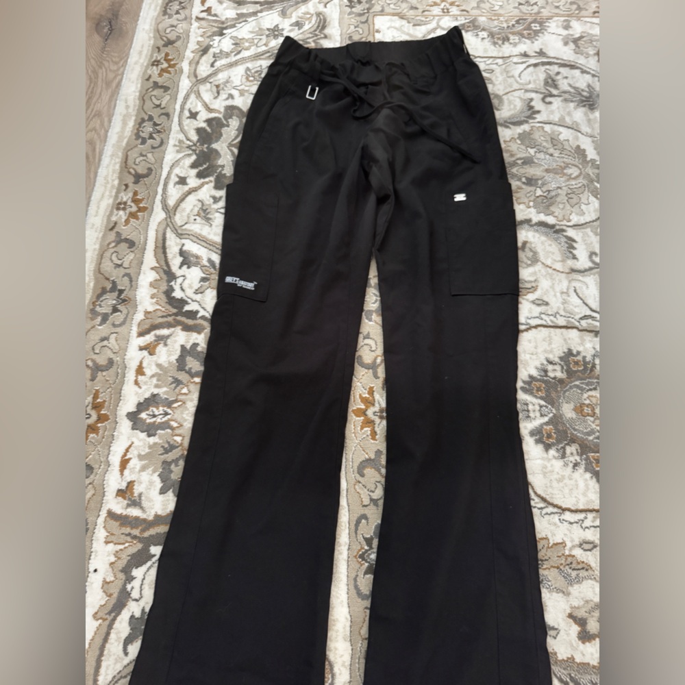 Greys Anatomy Black Scrub Pants